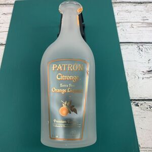 EMPTY Patron Citronge Extra Fine Orange Liqueur Bottle 1 Liter w/o‎ Stopper